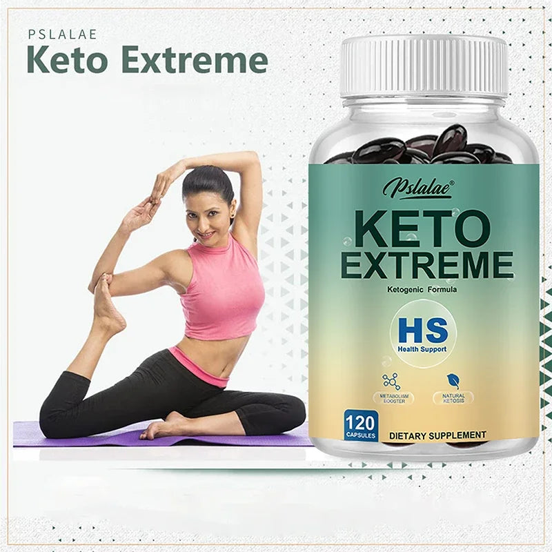 Keto Capsules - Burn Fat, Control Appetite, Promote Overall Health, Reduce Fat and Gain Muscle - 120 Capsules