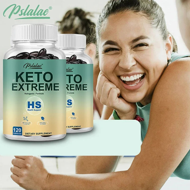 Keto Capsules - Burn Fat, Control Appetite, Promote Overall Health, Reduce Fat and Gain Muscle - 120 Capsules